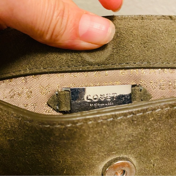 Covet Sunday Bag - Olive Suede Stella & Dot - Picture 7 of 10